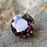 1.35 Carats Bluish Purple Round Natural Spinel 6.25 x 6..25 x 4.68mm - Modern Gem Jewelry 