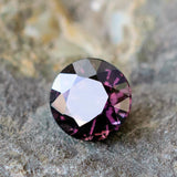 1.35 Carats Bluish Purple Round Natural Spinel 6.25 x 6..25 x 4.68mm - Modern Gem Jewelry 