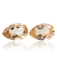 7.2 carats Imperial Topaz Matched Gemstones