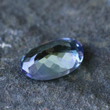 1.53 Carats Oval Cut Greenish Blue Genuine Natural Tanzanite Gemstone - Modern Gem Jewelry 