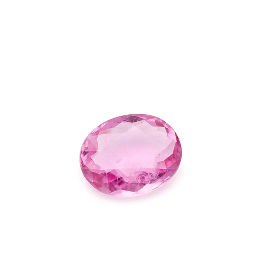 3.78 Carats Fine & Lovely Pink Natural Tourmaline Loose Gemstone Oval Cut - Modern Gem Jewelry 