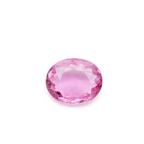 3.78 Carats Fine & Lovely Pink Natural Tourmaline Loose Gemstone Oval Cut - Modern Gem Jewelry 