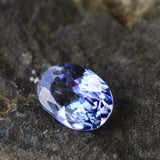 1.6 Carats Oval Cut Bluish Violet Natural Tanzanite Loose Gemstone - Modern Gem Jewelry 