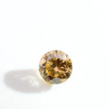 0.32 Carat Brown Natural Diamond Round Cut Loose Gemstone - Modern Gem Jewelry 