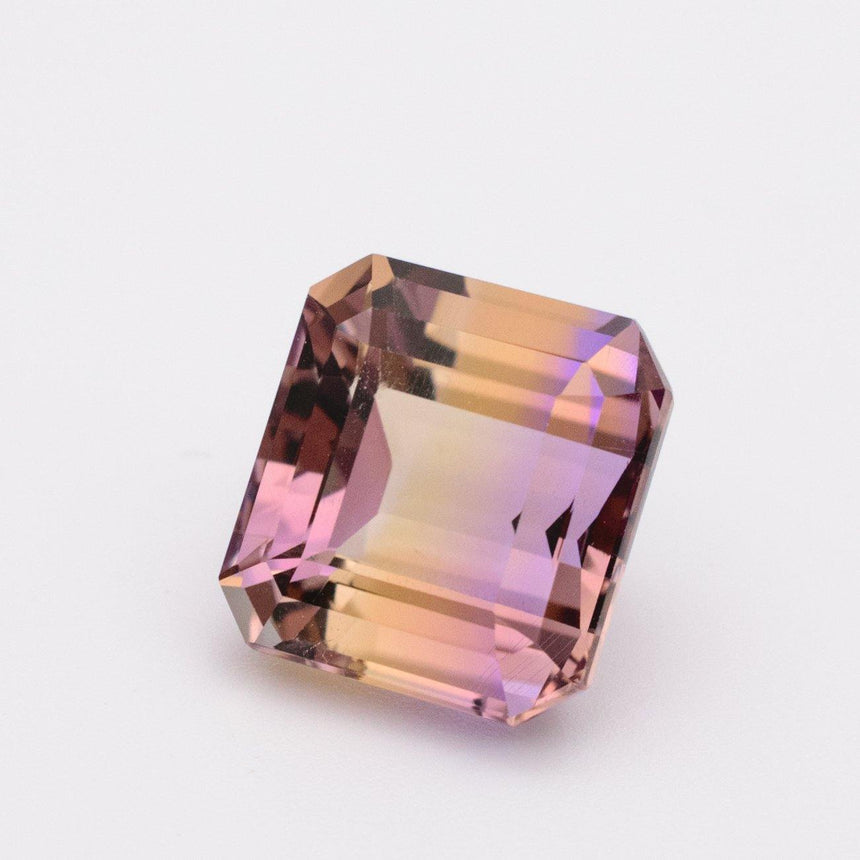 7.02 Carats Natural Ametrine Emerald Cut Loose Gemstone - Modern Gem Jewelry 