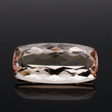 14.9 Carats Peach Elongated Cushion Shape Natural Morganite Gemstone - Modern Gem Jewelry 