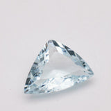 5.05 Carats Brazilian Blue Natural Aquamarine Loose Gemstone Trillion  Cut - Modern Gem Jewelry 