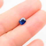 Sapphire Loose Gemstones | Cushion Cut Royal Blue | 0.96 Carat Heated | Custom Jewelry | Modern Gem Jewelry