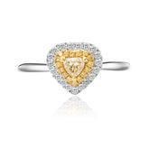 MAUREEN Pear Shape Yellow Diamond Ring | Modern Gem Jewelry | Saratti