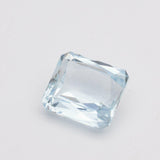 2.21 Carats Natural Aquamarine Emerald Cut Loose Gemstone - Modern Gem Jewelry 