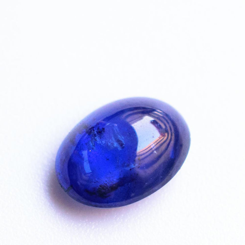  Natural Sapphire Gemstone | Cabochon Shape Blue | 2.24 Carats Heated | Custom Jewelry | Modern Gem Jewelry