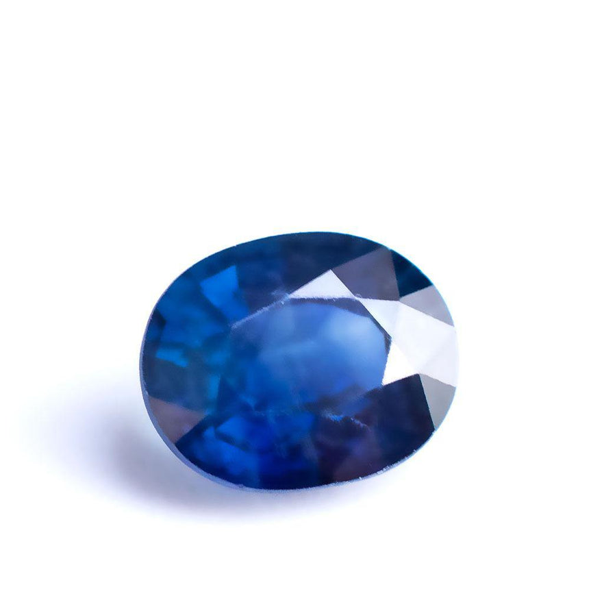 Natural Sapphire Gemstone | Oval Cut Sri Lanka Blue | 1.05 Carats Heated | Custom Jewelry | Modern Gem Jewelry