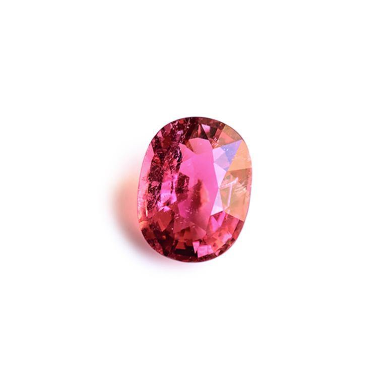 5.2 Carats Purplish Red Natural Rubellite Tourmaline Gemstone - Modern Gem Jewelry 