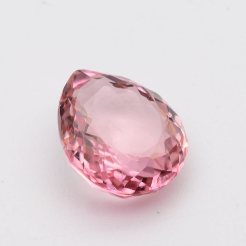 Pear Cut Pink Tourmaline Gemstone 