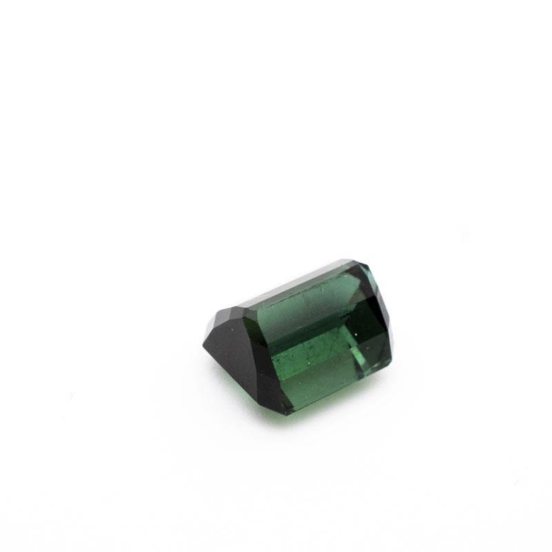 3.13ct Natural Green Tourmaline Emerald Cut Loose Gemstone - Modern Gem Jewelry 