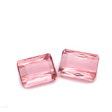 Intense Lively 4.45 Carats Natural Tourmaline Gemstone | Perfect Pair - Modern Gem Jewelry 