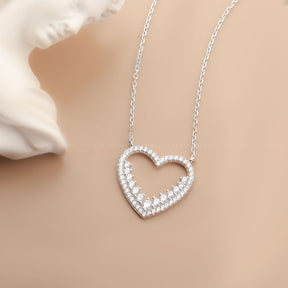 Heart Shaped Diamond Pendant | Saratti