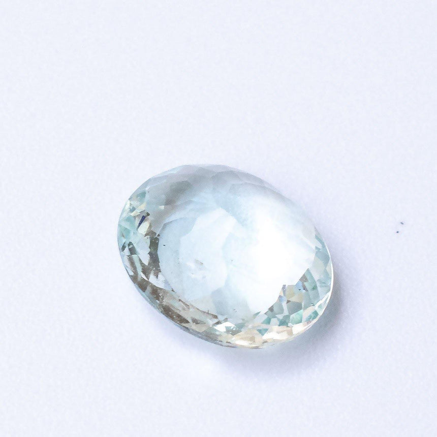 2.625 Carats Blue Brazilian Natural Aquamarine Oval Cut Loose Gemstone - Modern Gem Jewelry 