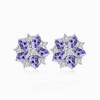 Stella Nzinga Natural Tanzanite & Diamond Earrings