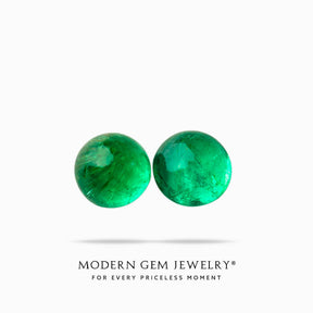 Oval Emerald Matched Gemstones | Modern Gem Jewelry