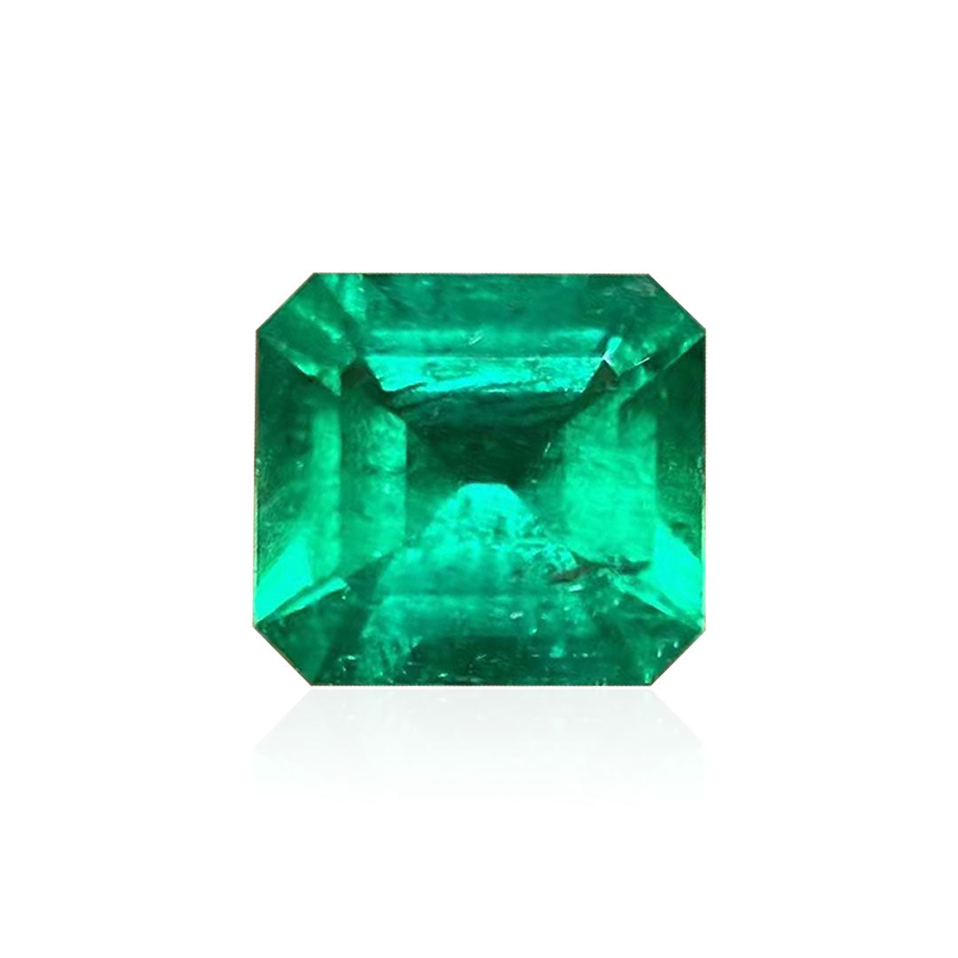 Emerald Gemstone | Emerald Cut Green | 3.5 Carats Colombian Minor-Oil | Custom Jewelry | Modern Gem Jewelry