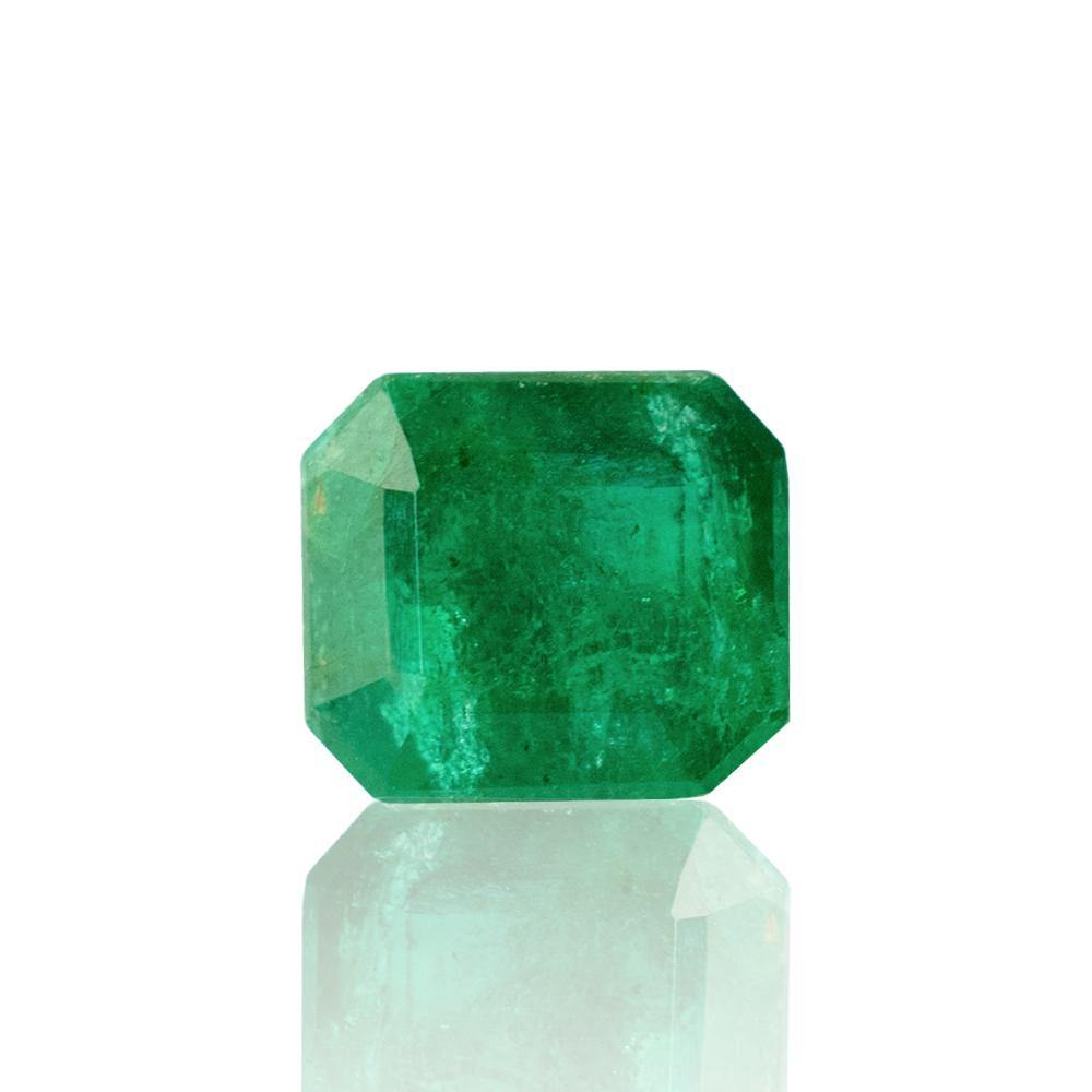 Emerald Gemstone | Emerald Cut Zambian Green | 1.21 Carats Minor-Oiled