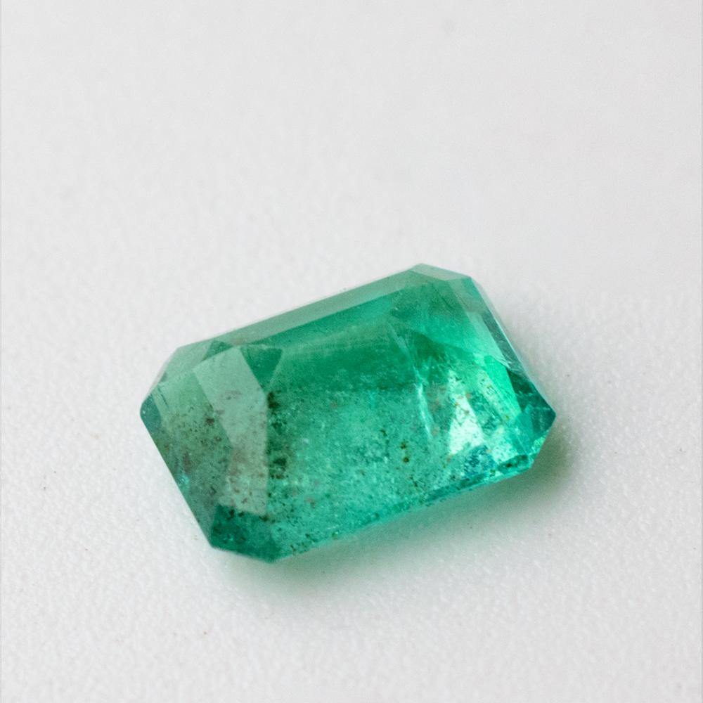 Back of an emerald cut gemstone - Modern Gem