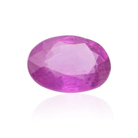 Natural Sapphire Gemstone | Oval Cut Fancy Pink | 1.08 Carats Heated