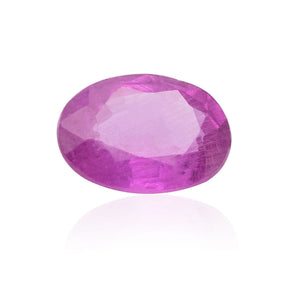 Natural Sapphire Gemstone | Oval Cut Fancy Pink | 1.08 Carats Heated | Custom Jewelry | Modern Gem Jewelry
