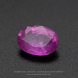 Natural Sapphire Gemstone | Oval Cut Fancy Pink | 1.08 Carats Heated | Custom Jewelry | Modern Gem Jewelry