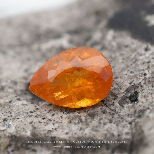 Fanta Natural Spessatite Garnet - Modern Gem Jewelry