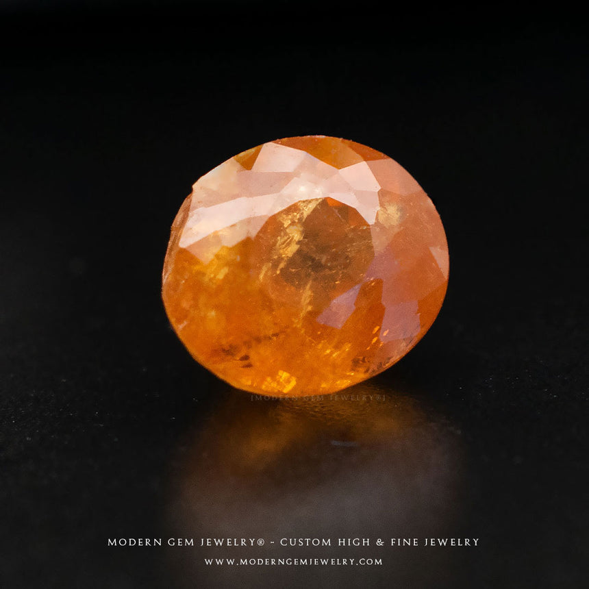 Fanta Natural Spessatite Gem - Modern Gem Jewelry