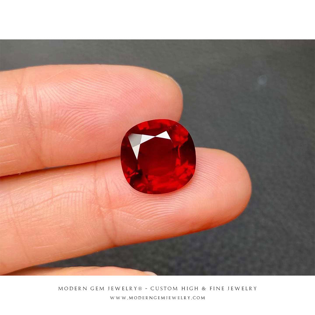 Unheated Ruby Cushion Cabochon, 1.65 outlets Ct Ruby, Certified Ruby, Untreated Ruby, Pigeon Red Color Ruby Cabochon Cushion Making For Jewellery