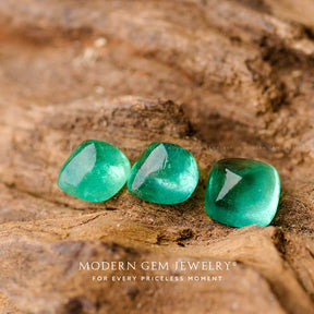 Sugarloaf Green Emerald Stones | Modern Gem Jewelry