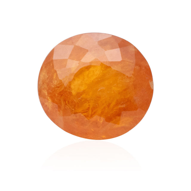 January Birthstone Oval Fanta Garnet Gemstone - Modern Gem Jewelry