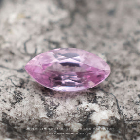 Natural Sapphire Gemstone | Marquise Shape Pink | 0.655 Carat Heated | Custom Jewelry | Modern Gem Jewelry