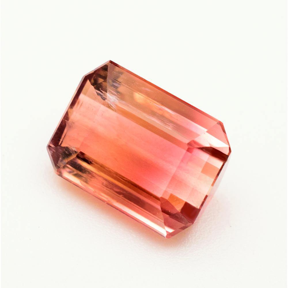 4.56 Carats Bi-Color Natural Tourmaline Gemstone | 11mm x 8mm - Modern Gem Jewelry 