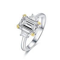 Francesca •Diamond Rectangle Ring In 18K White Gold