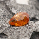 Natural Spessatite Garnet Gem Fanta Pear - Modern Gem Jewelry