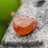 Pear Fanta Natural Garnet Gemstone - Modern Gem Jewelry