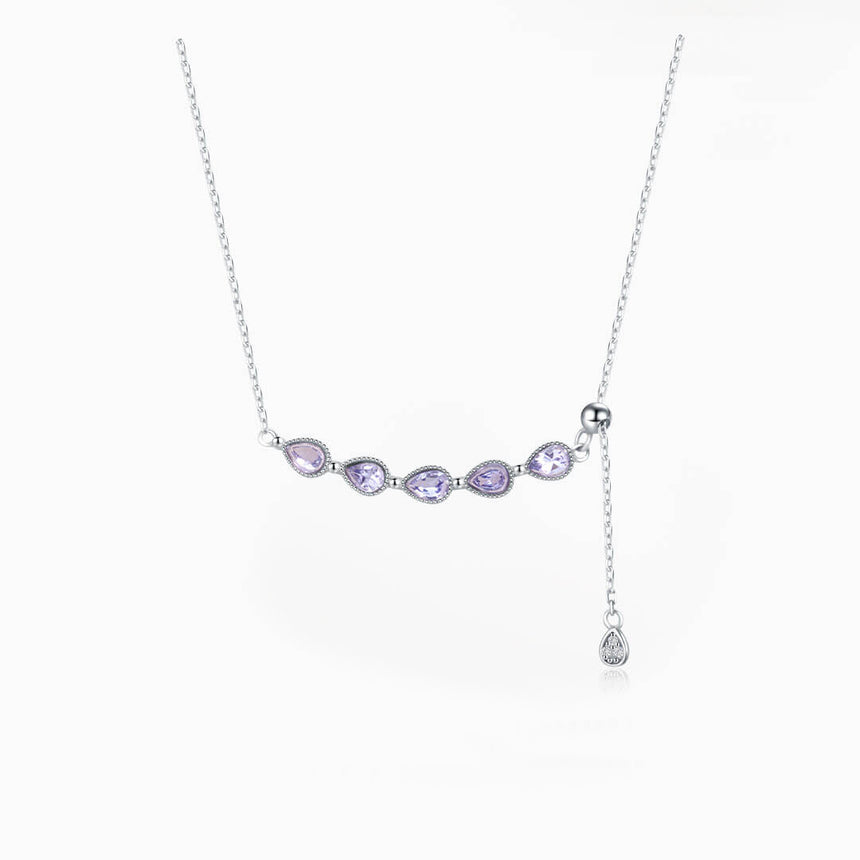 Wisteria Teardrop Tanzanite Necklace | Saratti 