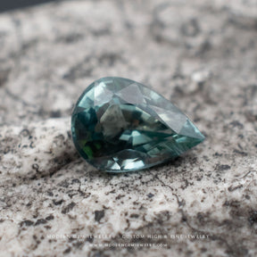 Natural Blue Sapphire Gemstone | Pear Cut Blue | 1.035 Carats Heated | Custom Jewelry | Modern Gem Jewelry