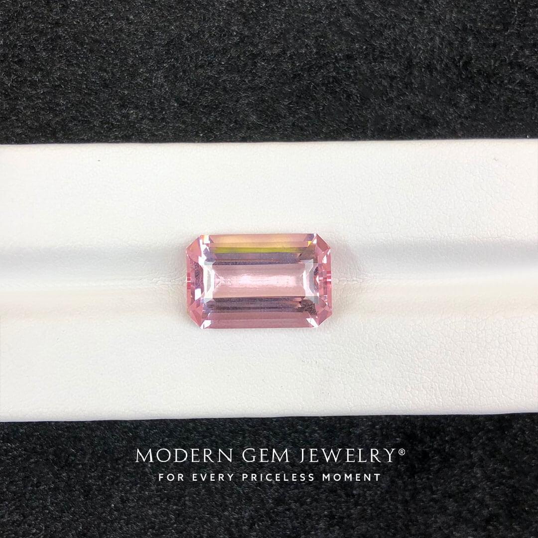 7 carats + Pink Morganite Stone | Modern Gem Jewelry