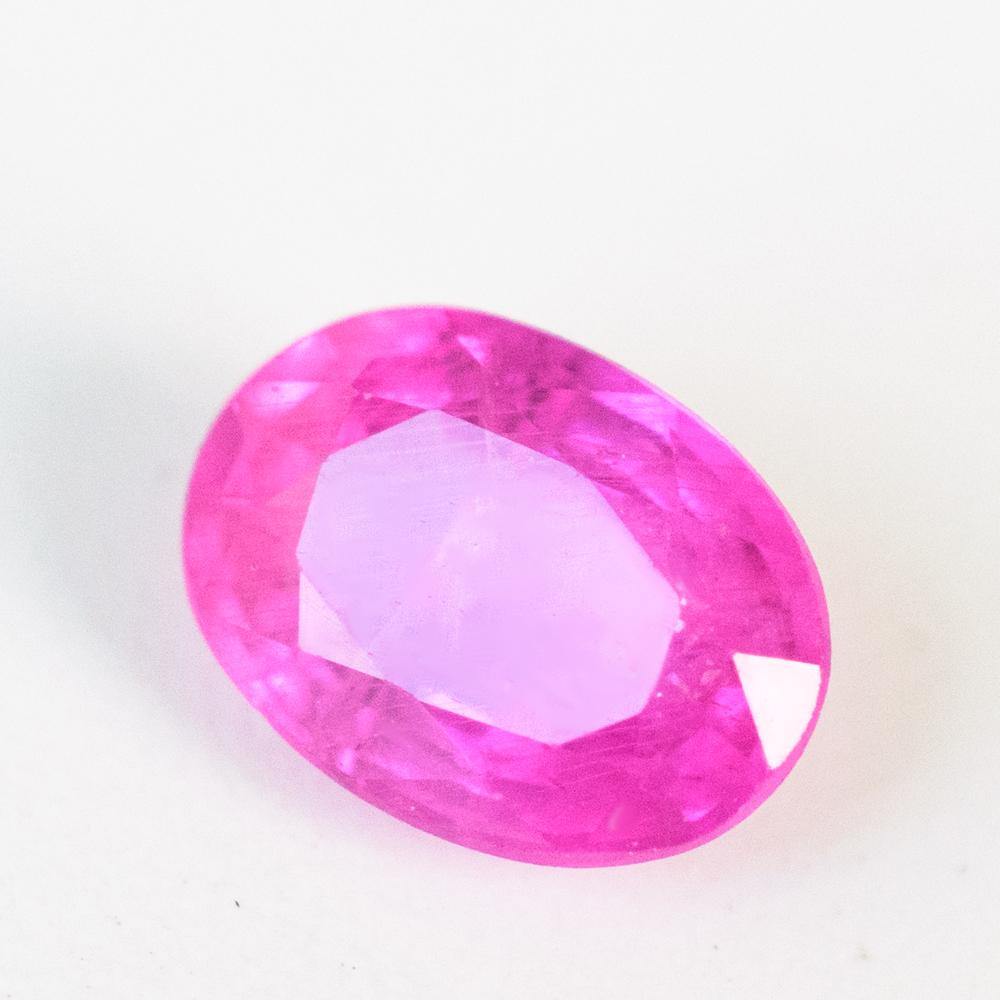 Natural Sapphire Gemstone | Oval Cut Fancy Pink | 1.09 Carats Heated | Custom Jewelry | Modern Gem Jewelry