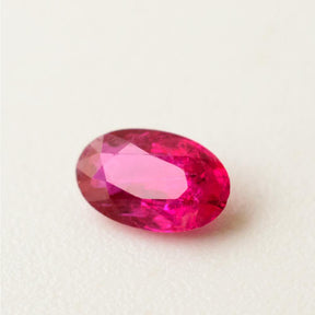 Ruby Gemstone | Oval Cut Purplish Red | Unheated 0.46 Carats | Custom Jewelry| Modern Gem Jewelry
