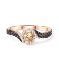 Esther • Champagne Diamond Ring