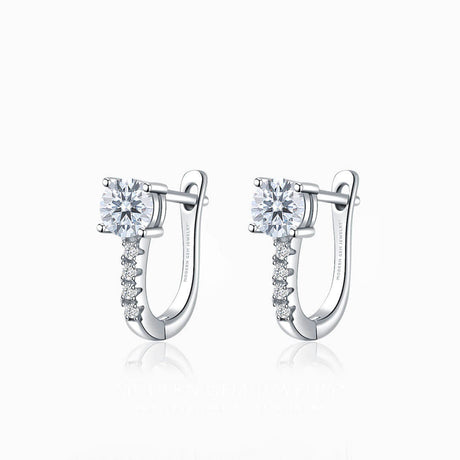 Timeless Diamond Hoop Earrings - Affordable Luxury Jewelry for Women | Modern Gem Jewelry