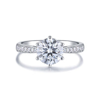 Ema • 1 Carat Diamond Ring Classic Six Prong White Gold
