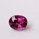 Ruby Gemstone | Oval Cut Purplish Red | Unheated 0.67 carats | Custom Jewelry | Modern Gem Jewelry