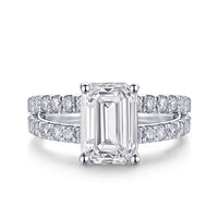 Lilah • 3 Carat Emerald Cut Diamond Ring